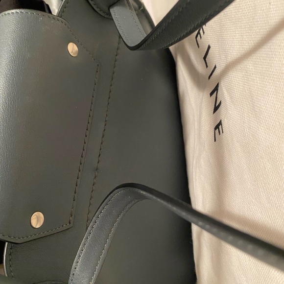 Celine Small Big Bag - Rare Blue/Grey Calfskin Pristine Condition 10/10 - Picture 10 of 14